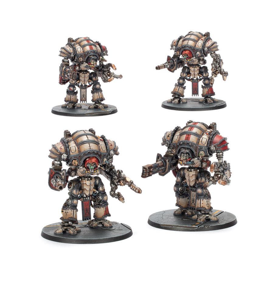Legions Imperialis: Mechanicum Questoris Knights Magaera and Styrix - 帝國軍團:復仇女神和冥河型巡游騎士