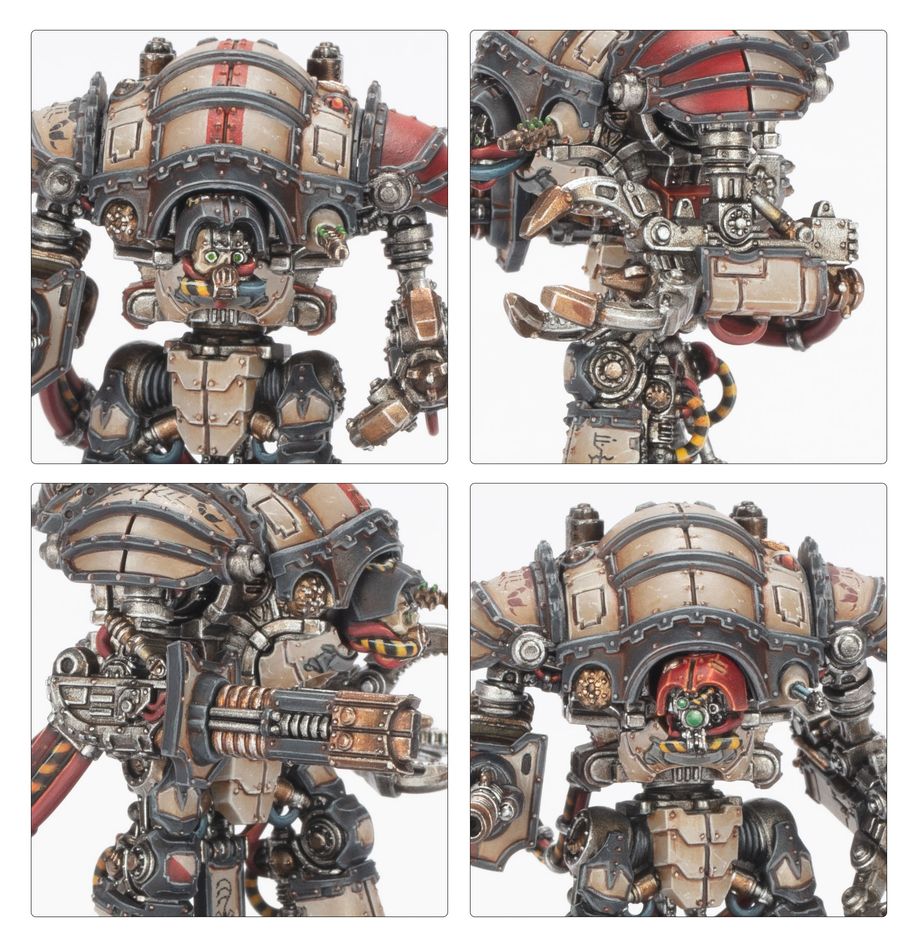 Legions Imperialis: Mechanicum Questoris Knights Magaera and Styrix - 帝國軍團:復仇女神和冥河型巡游騎士