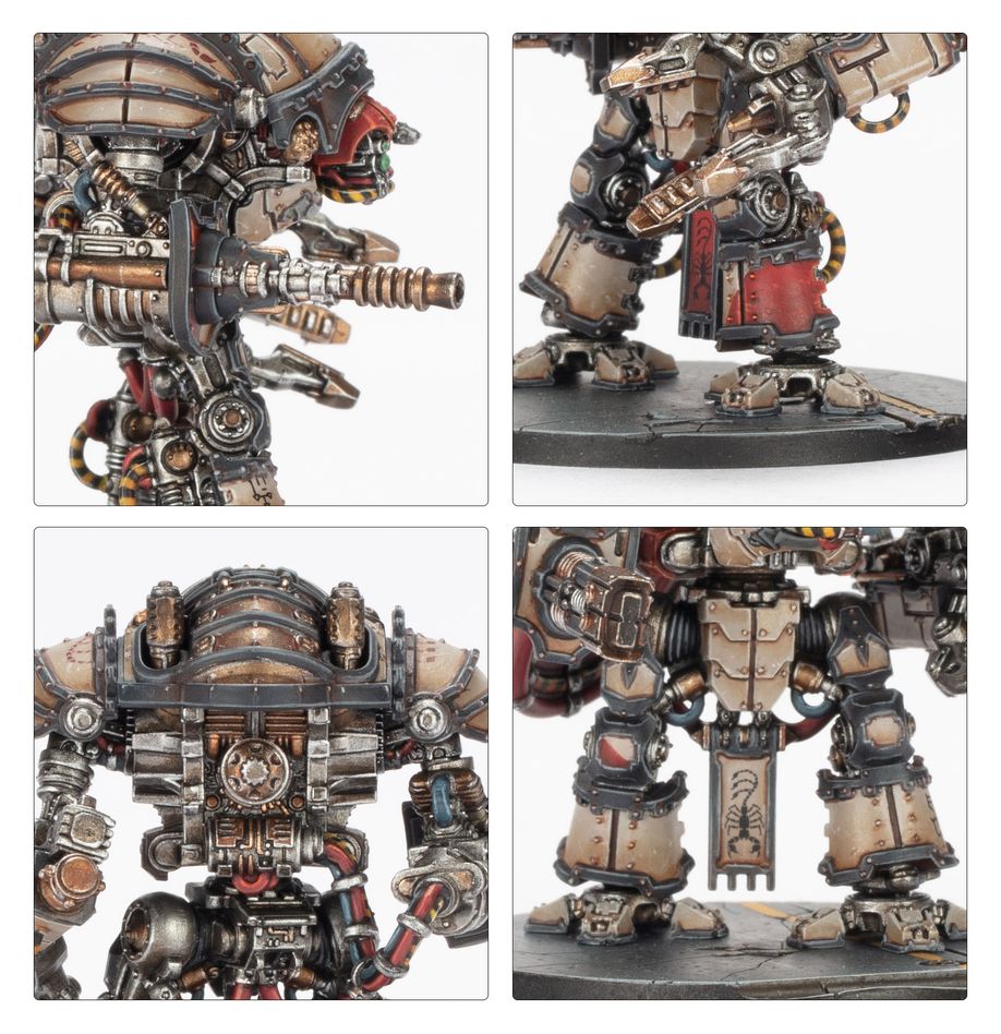 Legions Imperialis: Mechanicum Questoris Knights Magaera and Styrix - 帝國軍團:復仇女神和冥河型巡游騎士