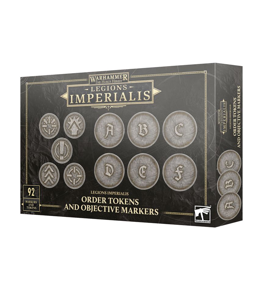 Legions Imperialis: Order Tokens and Objective Markers - 軍團帝國:命令指示物與目標標記