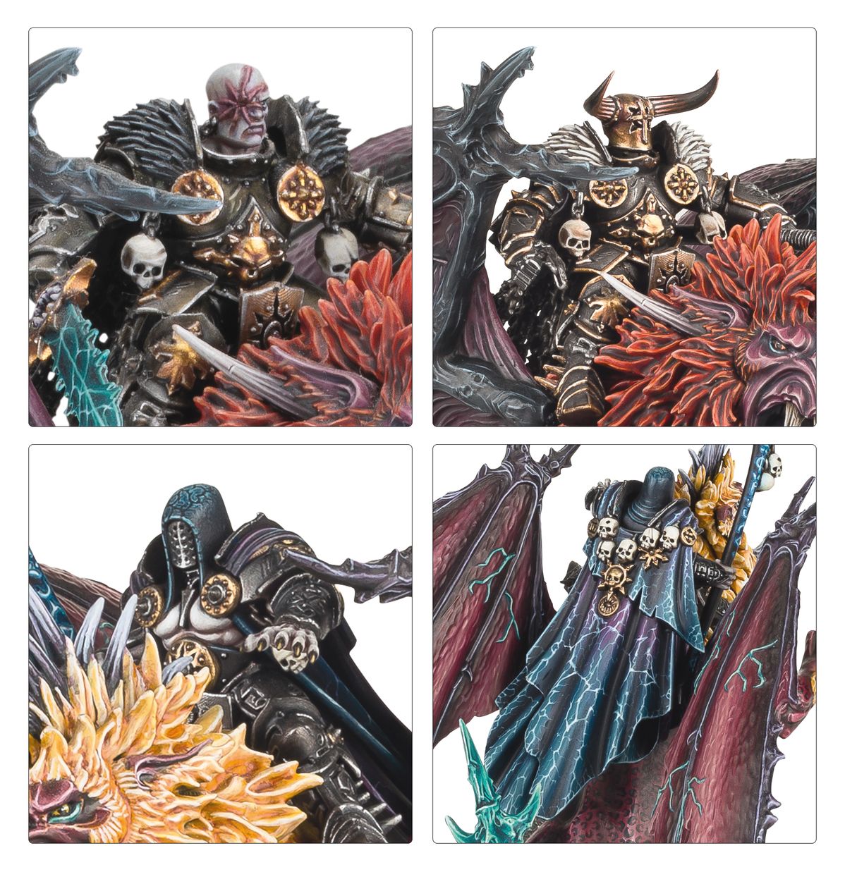 Warriors of Chaos: Chaos Lord on Manticore - 混沌勇士:騎蠍尾獅的混沌領主
