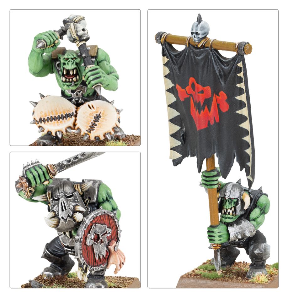 Orc and Goblin Tribes: Orc Boyz & Orc Arrer Boyz Mobs - 獸人與地精部族:獸人小子與弓箭小子暴徒