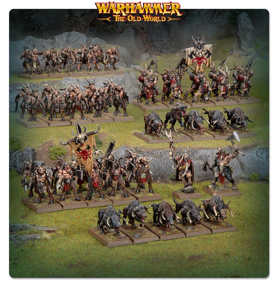 Beastmen Brayherds: Battle March Army - 戰鬥行軍軍隊:野獸人嘶叫獸群