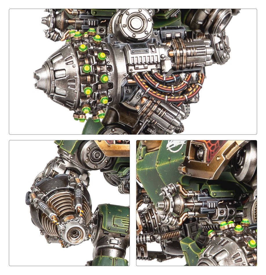 Legiones Astartes: Saturnine Siege Dreadnought – Ophion Configuration - 阿斯塔特軍團:土星型無畏機甲奧菲翁型