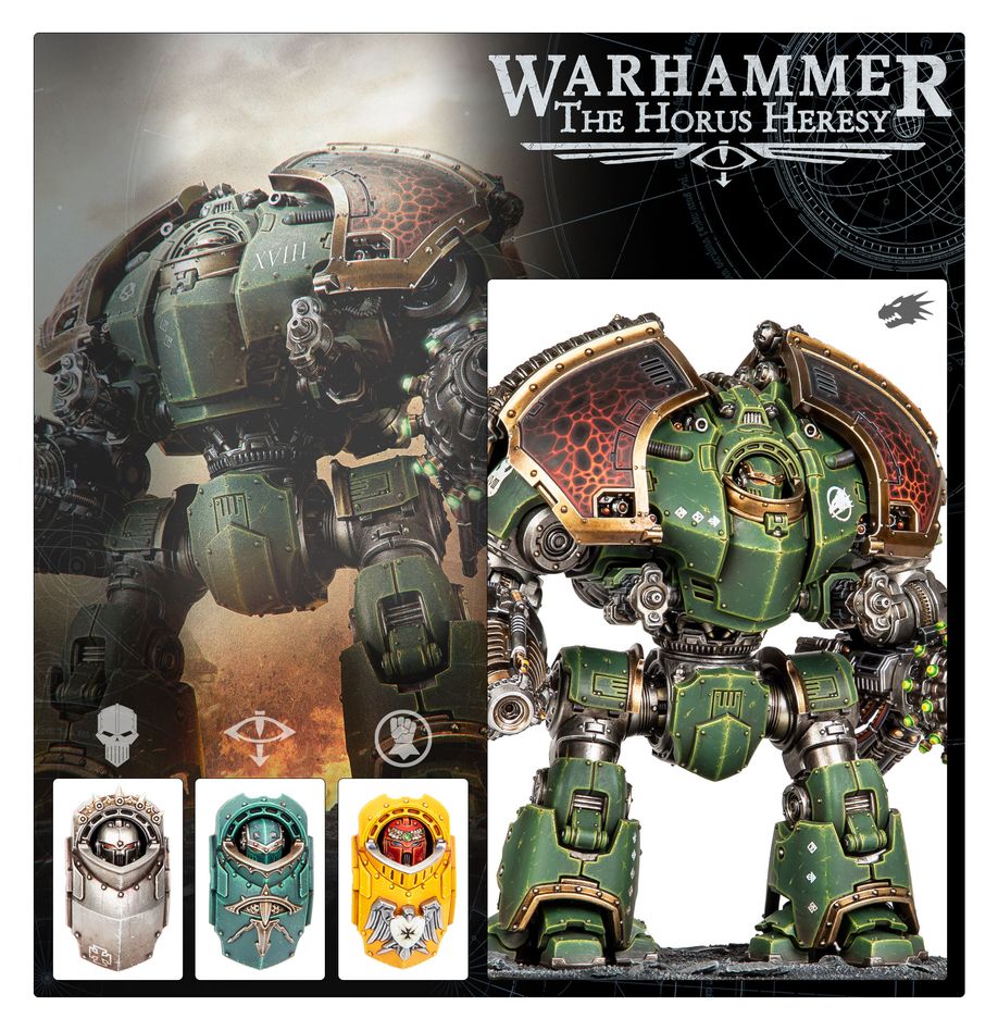 Legiones Astartes: Saturnine Siege Dreadnought – Ophion Configuration - 阿斯塔特軍團:土星型無畏機甲奧菲翁型