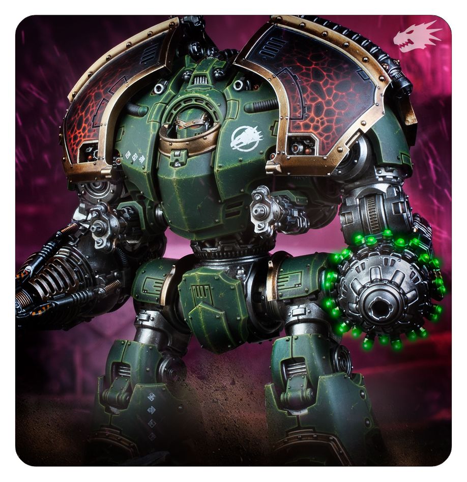 Legiones Astartes: Saturnine Siege Dreadnought – Ophion Configuration - 阿斯塔特軍團:土星型無畏機甲奧菲翁型