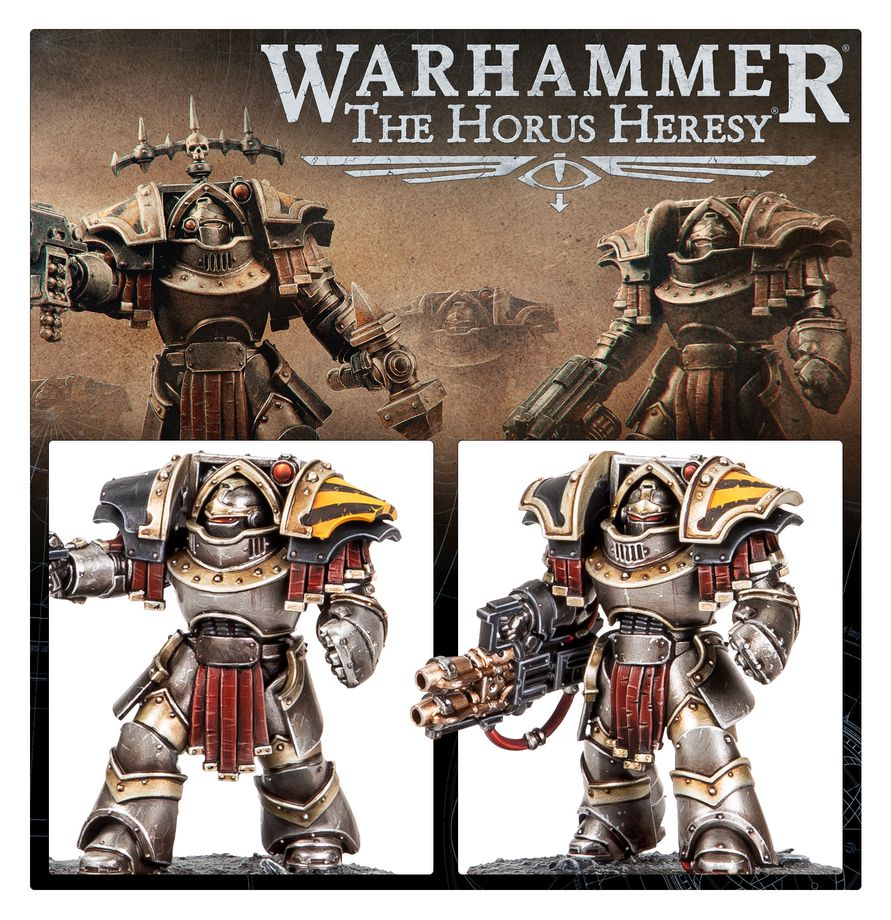 Legiones Astartes: Legiones Astartes: Cataphractii Terminators with Combi-bolters and Power Fists - 阿斯塔特軍團:鐵騎型終結者動力拳套
