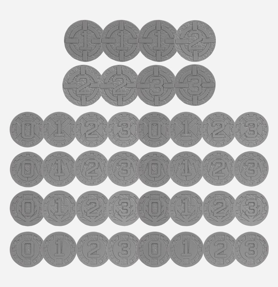 Age of Darkness Markers and Tokens - 黑暗時代:標記與指示物