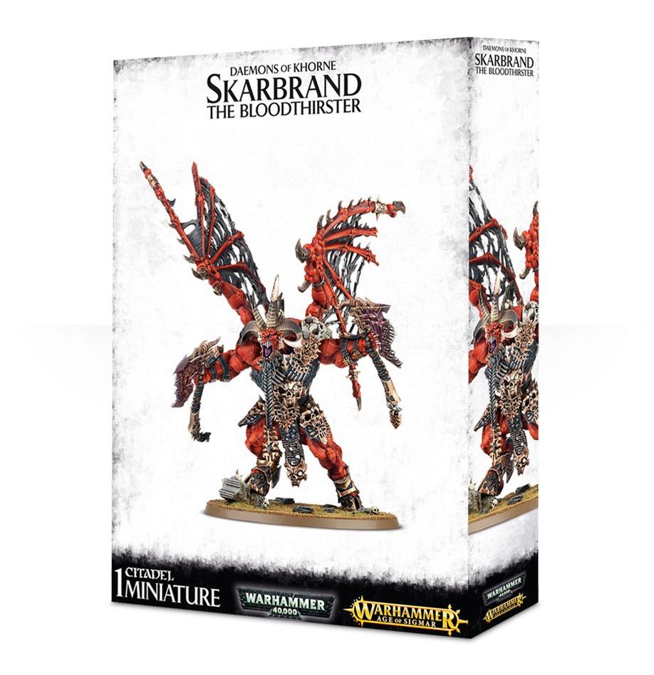 Daemons of Khorne: Skarbrand the Bloodthirster - 史卡布蘭德
