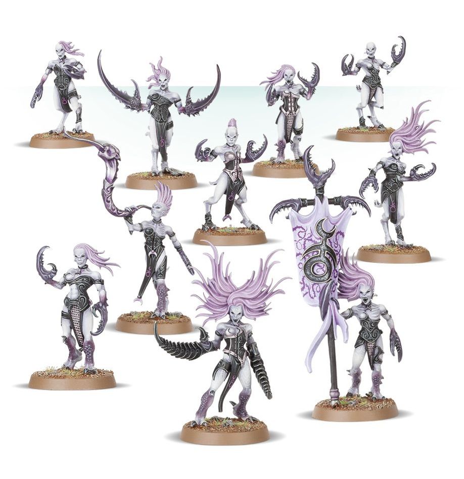 Hedonites of Slaanesh: Daemonettes - 色孽魅魔