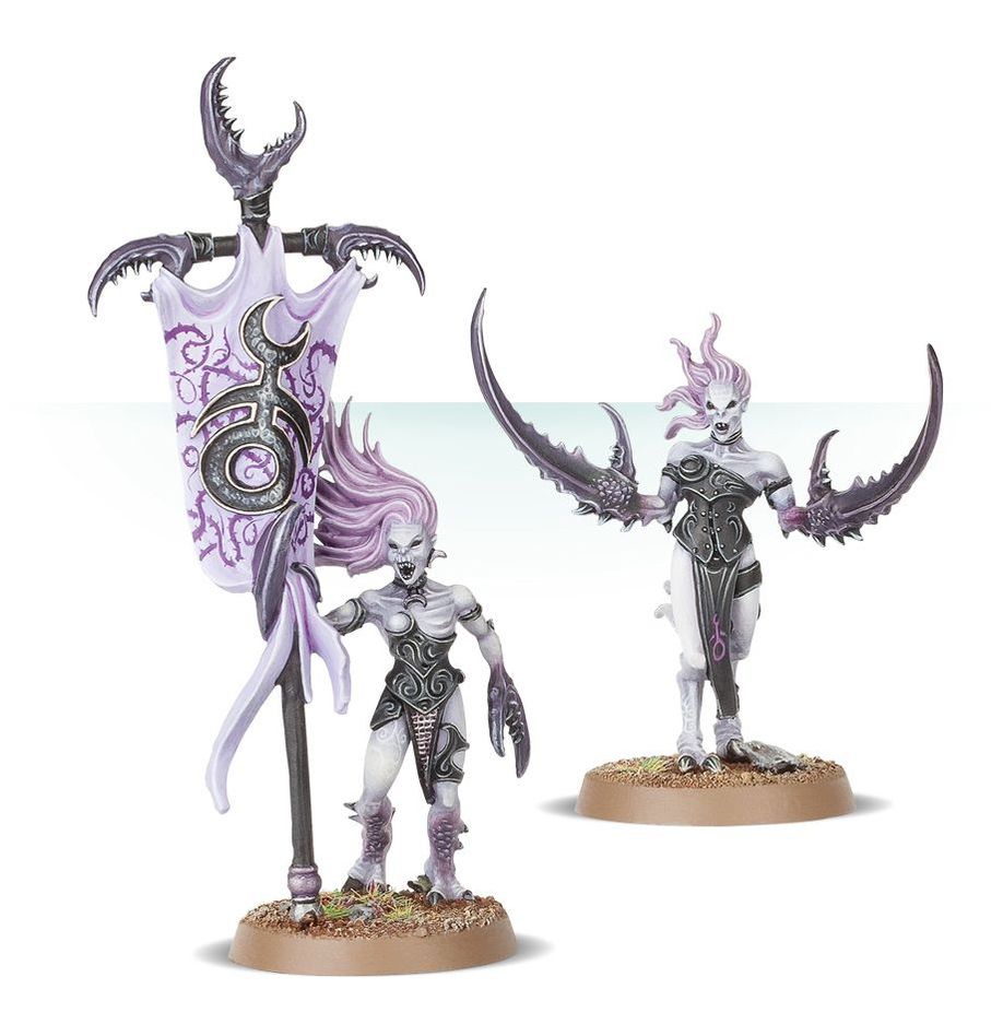 Hedonites of Slaanesh: Daemonettes - 色孽魅魔