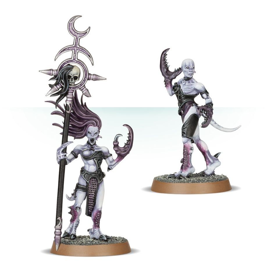 Hedonites of Slaanesh: Daemonettes - 色孽魅魔