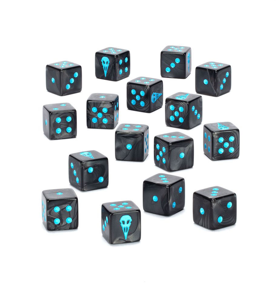 Raven Guard: Dice Set - 戰鎚40,000:暗鴉守衛套骰