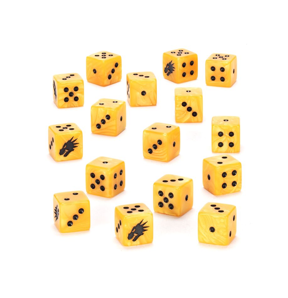 Salamanders: Dice Set - 戰鎚40,000:火蜥蜴套骰