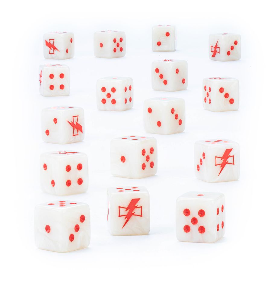 White Scars: Dice Set - 戰鎚40,000:白疤套骰
