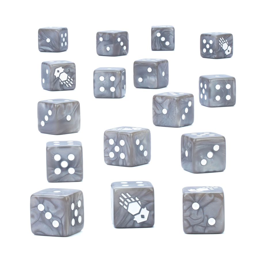 Iron Hands: Dice Set - 戰鎚40,000:鋼鐵之手套骰