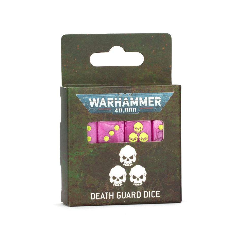 Death Guard: Dice Set - 戰鎚40,000:死亡守衛套骰組