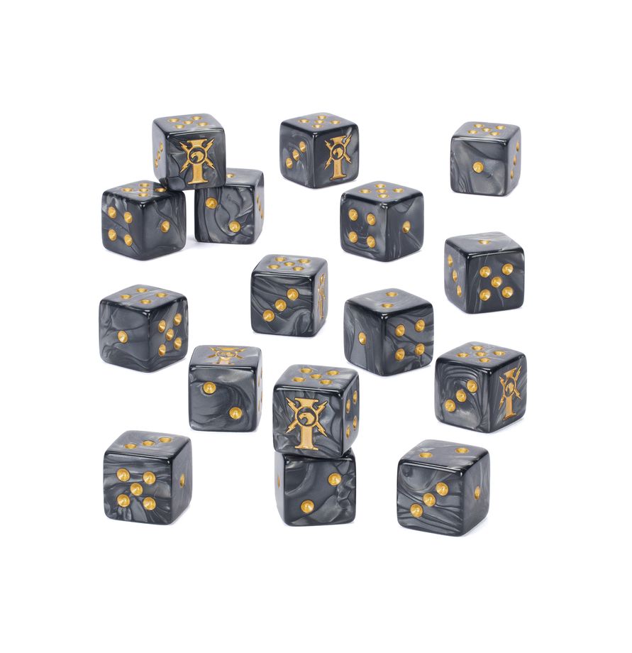 Adeptus Custodes: Dice Set - 戰鎚40,000:帝皇禁軍陣營骰組
