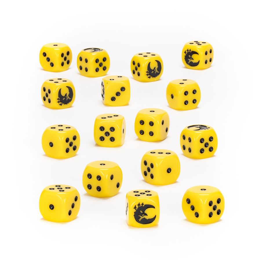 Gloomspite Gitz: Dice Set - 戰鎚西格瑪時代:暗怨地精套骰