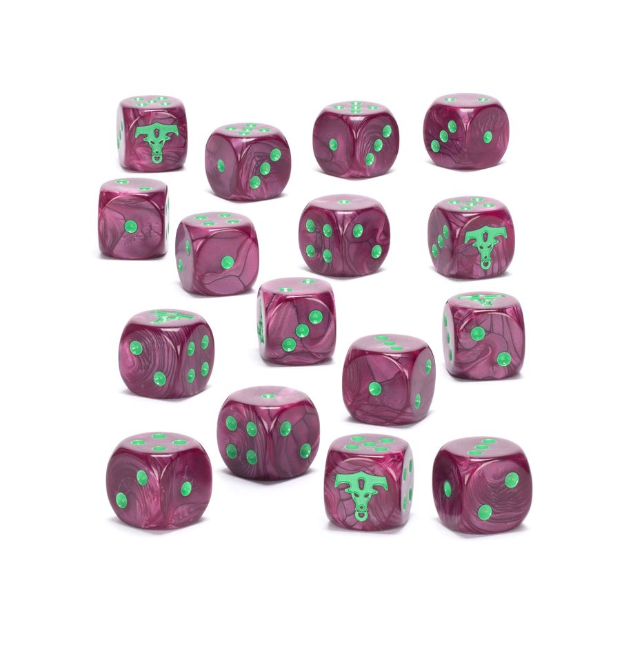 Helsmiths of Hashut: Dice Set - 戰鎚西格瑪時代:哈蘇特地獄鐵匠套骰