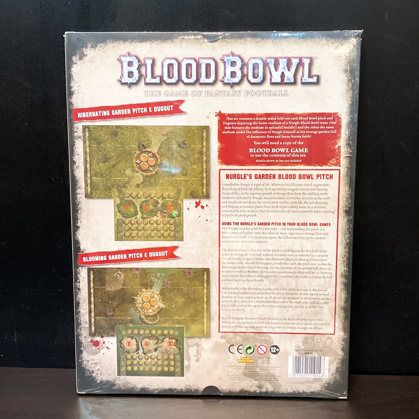 Blood Bowl: Nurgle Pitch and Dugout Set - 血腥橄欖球:納垢球場