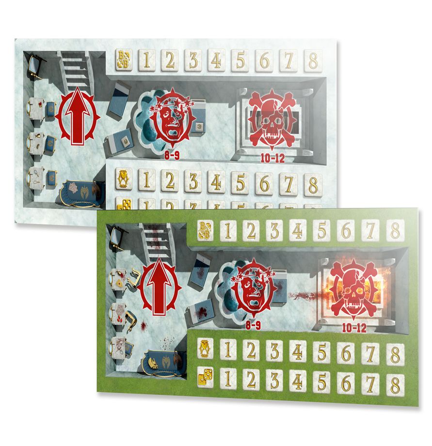High Elf: Pitch - Double-sided Pitch and Dugouts - 血碗橄欖球:高等精靈球場