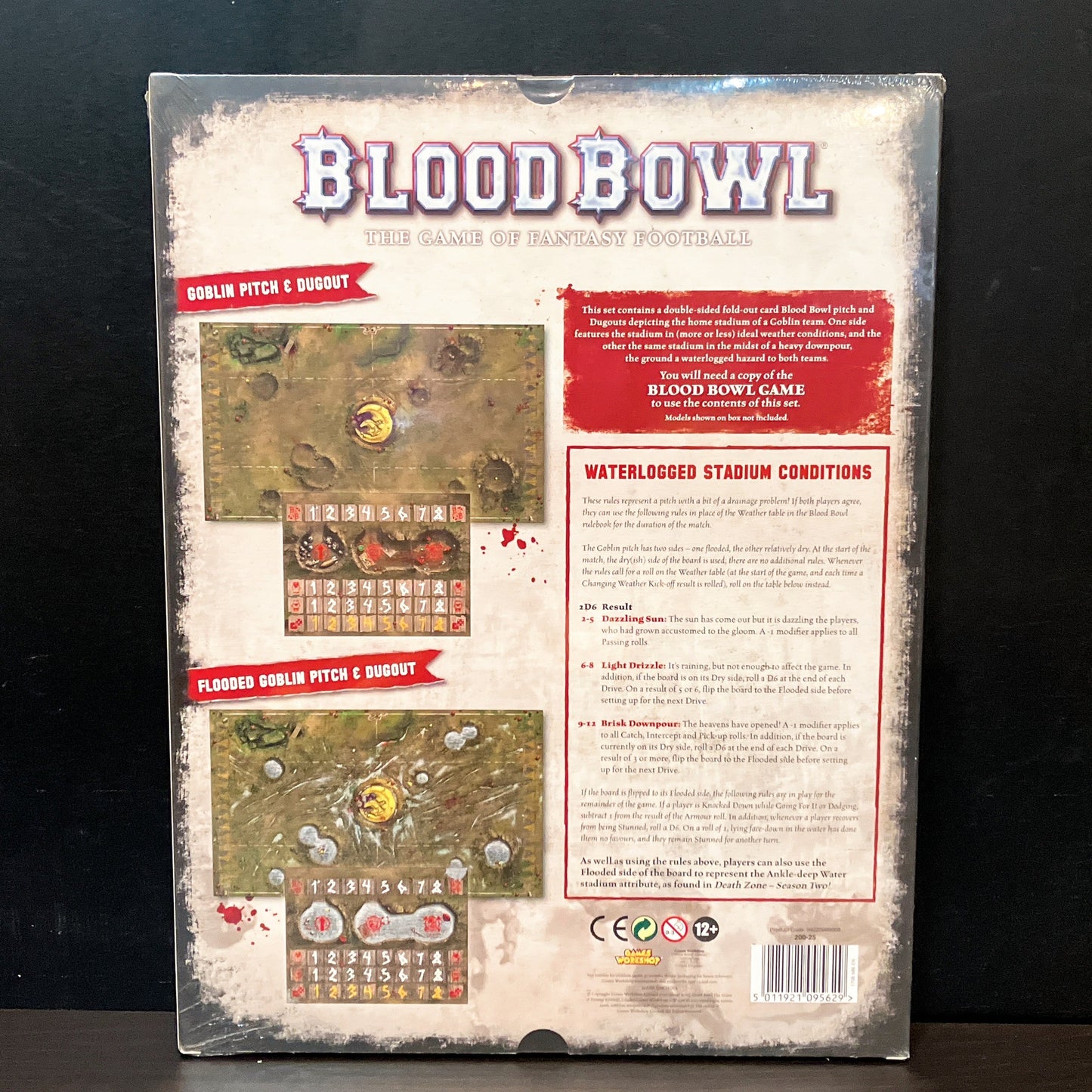 Blood Bowl: Goblin Pitch and Dugout Set - 血腥橄欖球:哥布林球場