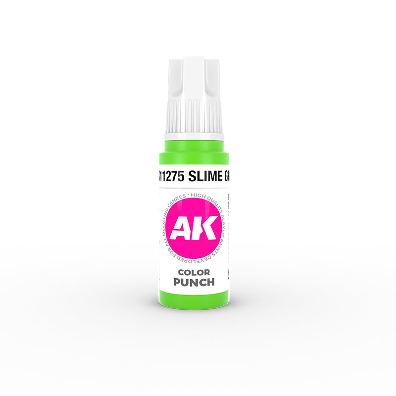 AK11275 AK Interactive 3G Ultra Color Punch Slime Green 17ml