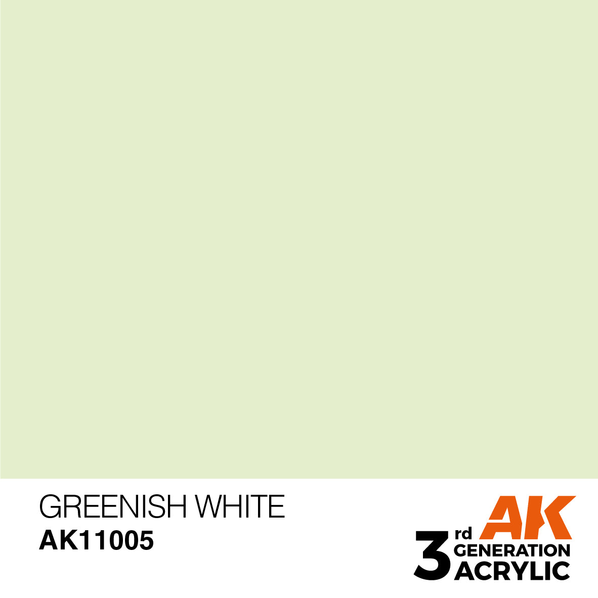 AK11005 AK Interactive 3G Acrylic Greenish White 17ml