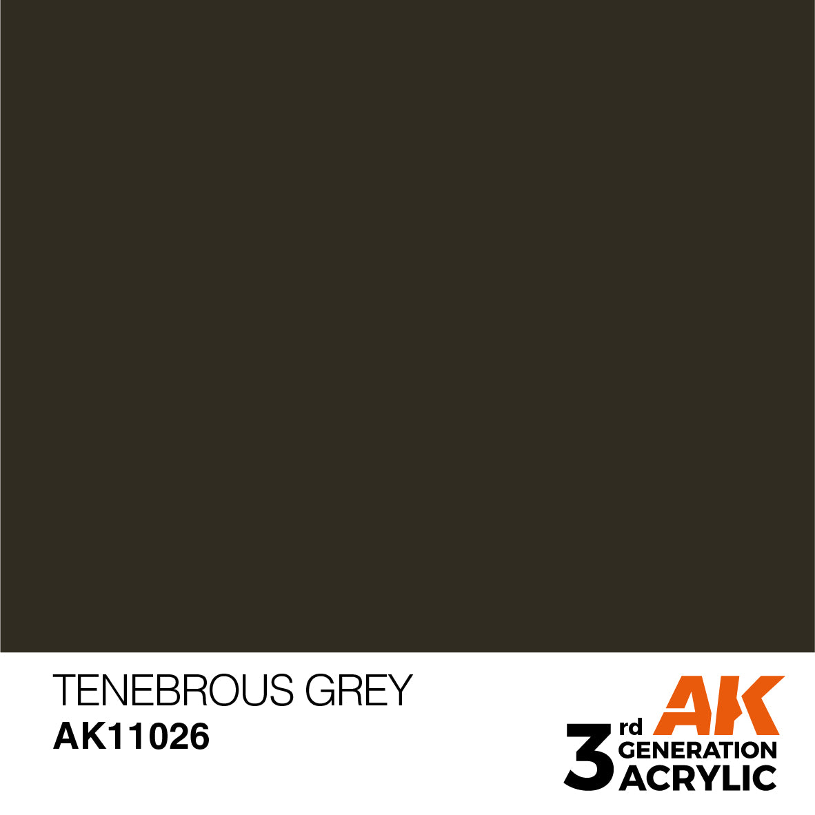 AK11026 AK Interactive 3G Acrylic Tenebrous Grey 17ml
