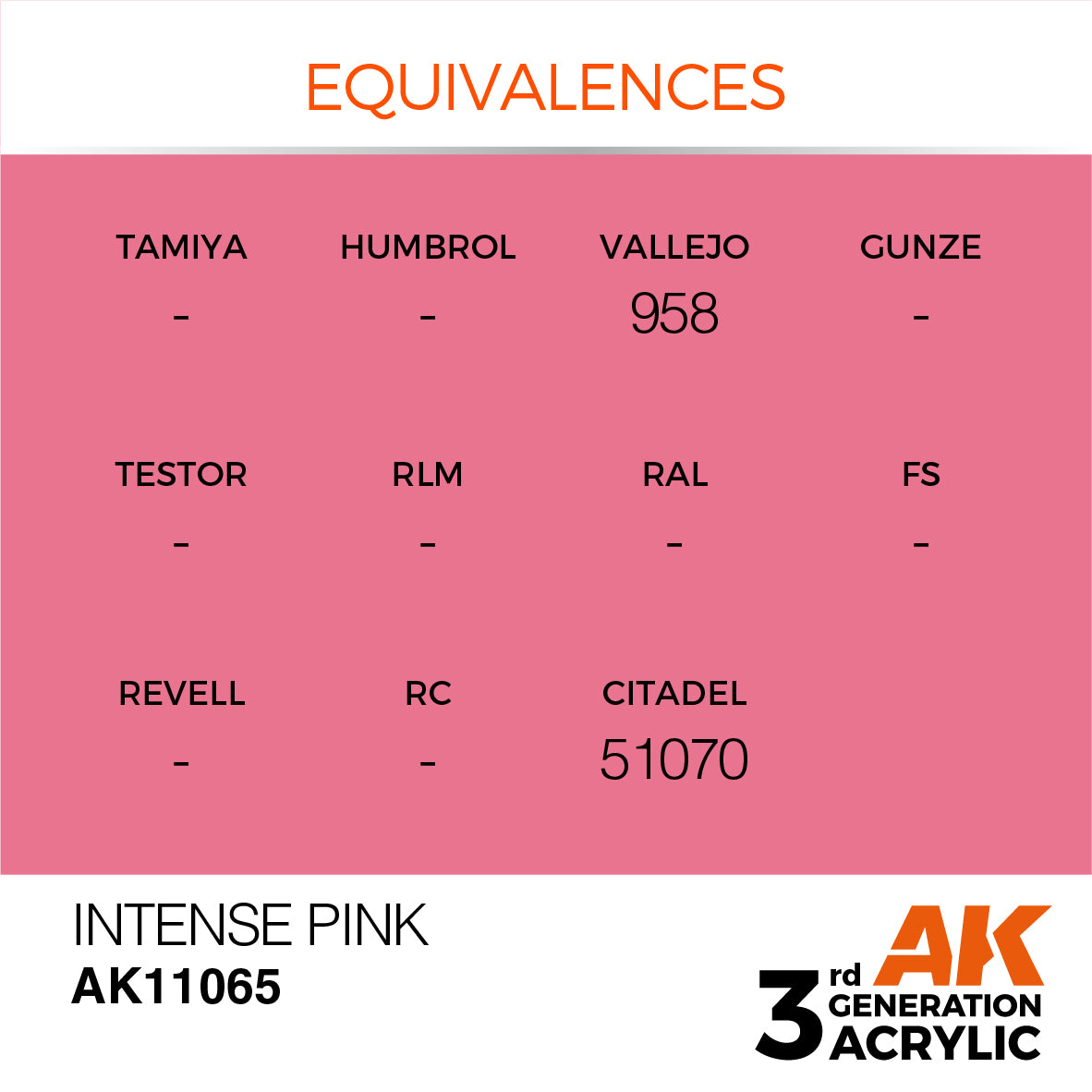 AK11065 AK Interactive 3G Acrylic Intense Pink 17ml