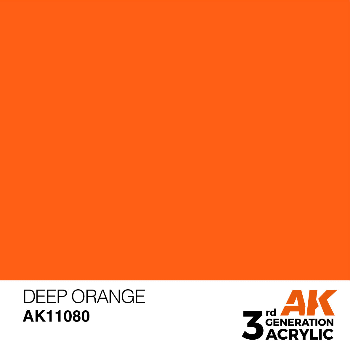 AK11080 AK Interactive 3G Acrylic Deep Orange 17ml
