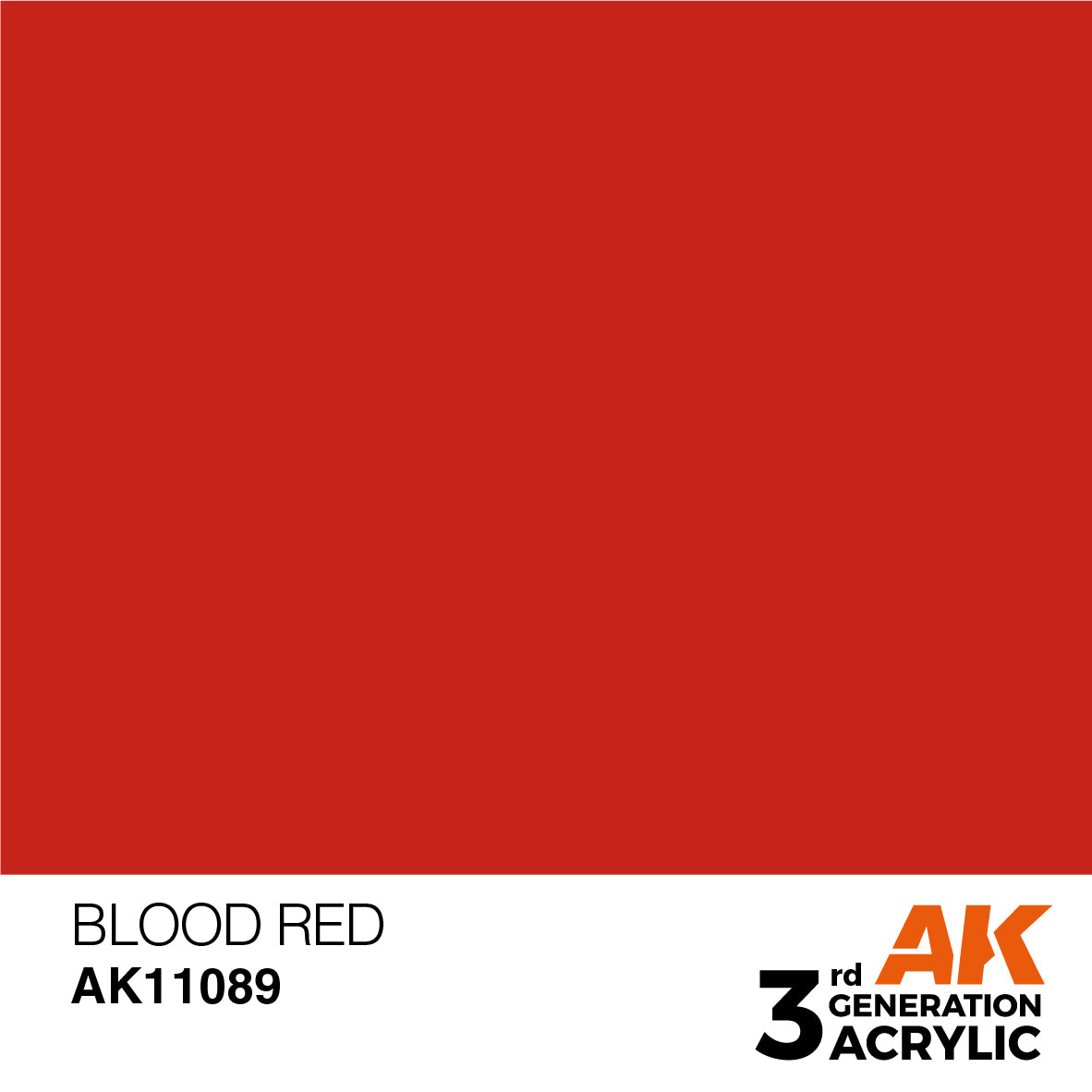 AK11089 AK Interactive 3G Acrylic Blood Red 17ml