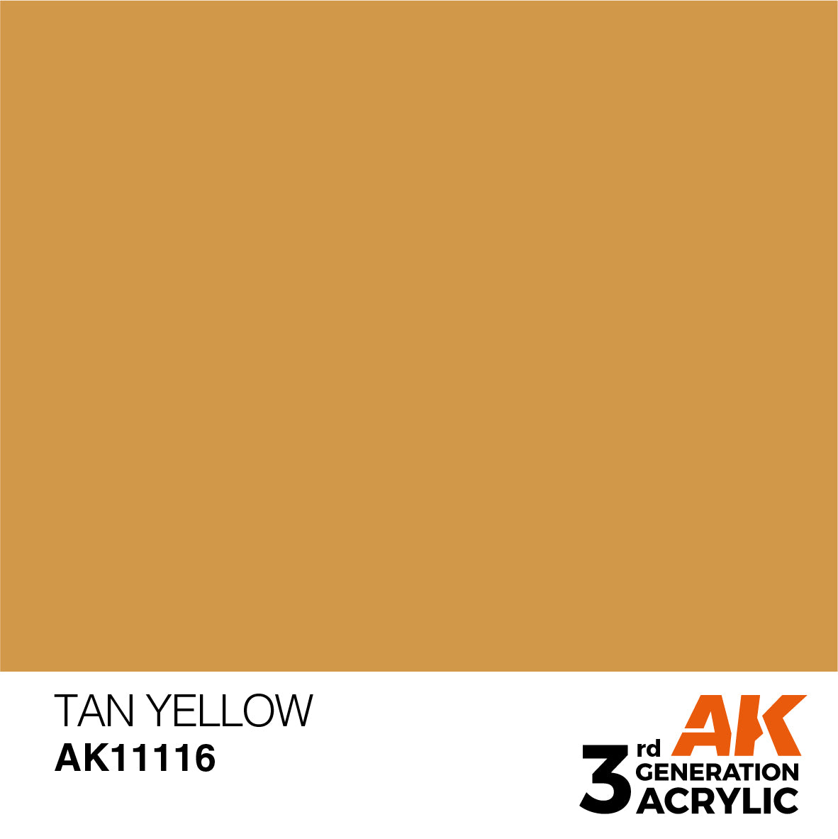 AK11116 AK Interactive 3G Acrylic Tan Yellow 17ml
