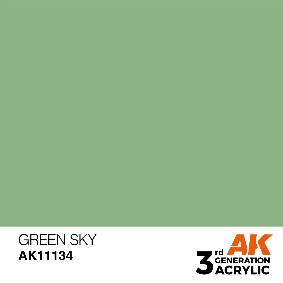 AK11134 AK Interactive 3G Acrylic Green Sky 17ml