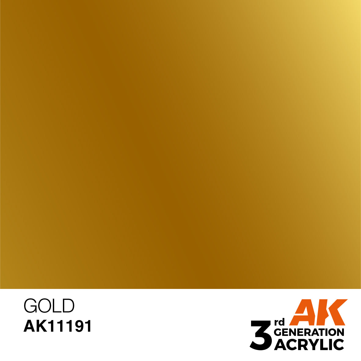 AK11191 AK Interactive 3G Acrylic Gold 17ml