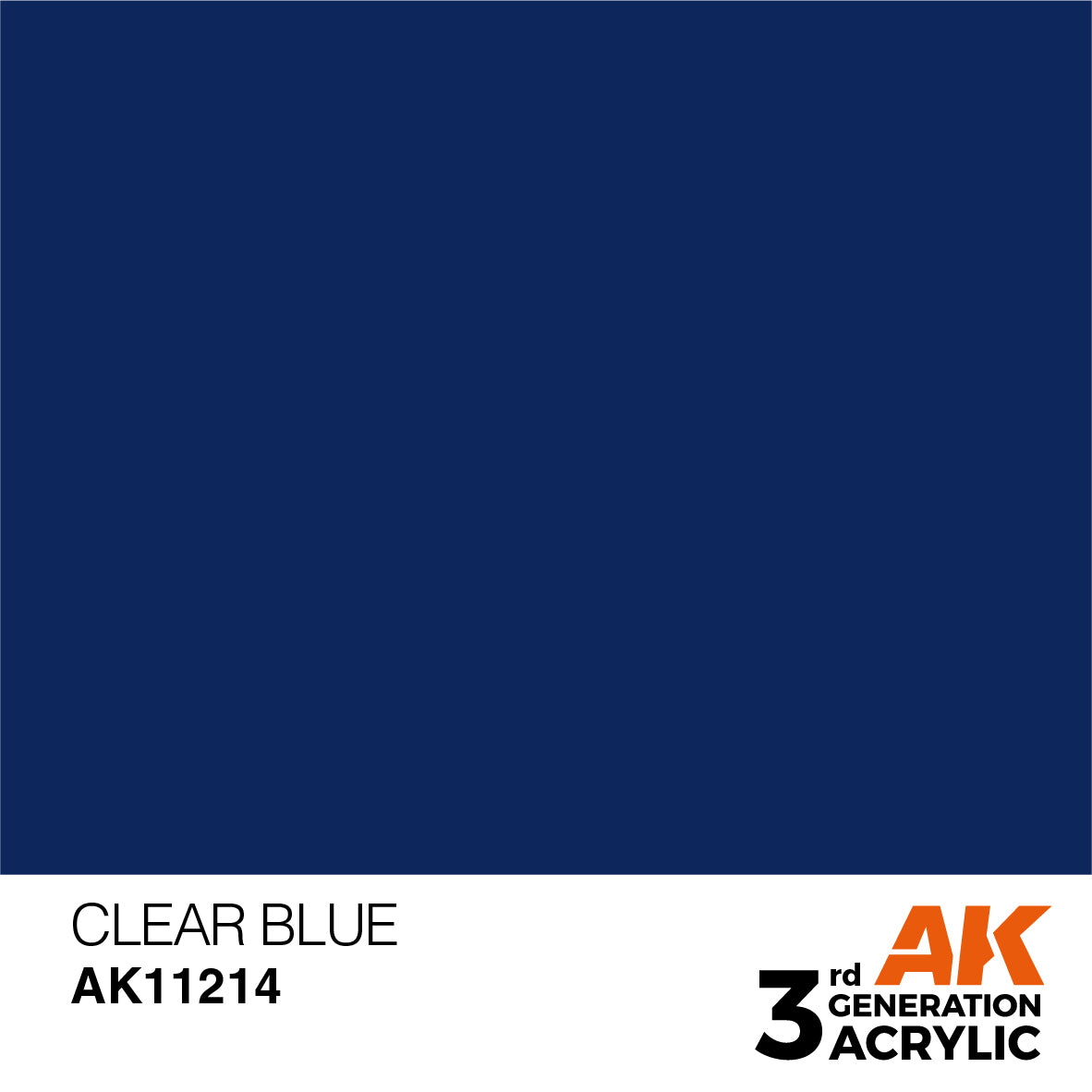 AK11214 AK Interactive 3G Acrylic Clear Blue 17ml