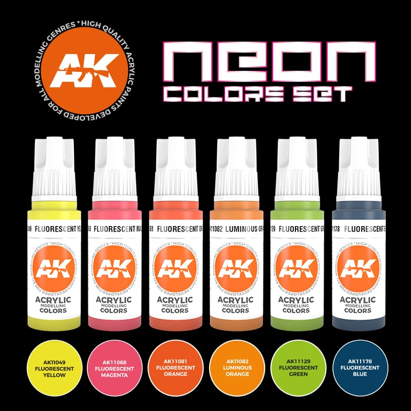 AK11610 - Neon Colors Set