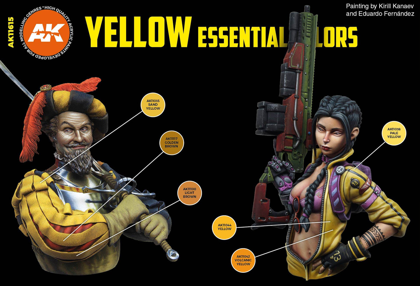 AK11615 - Yellow Essential Colors 3GEN Set