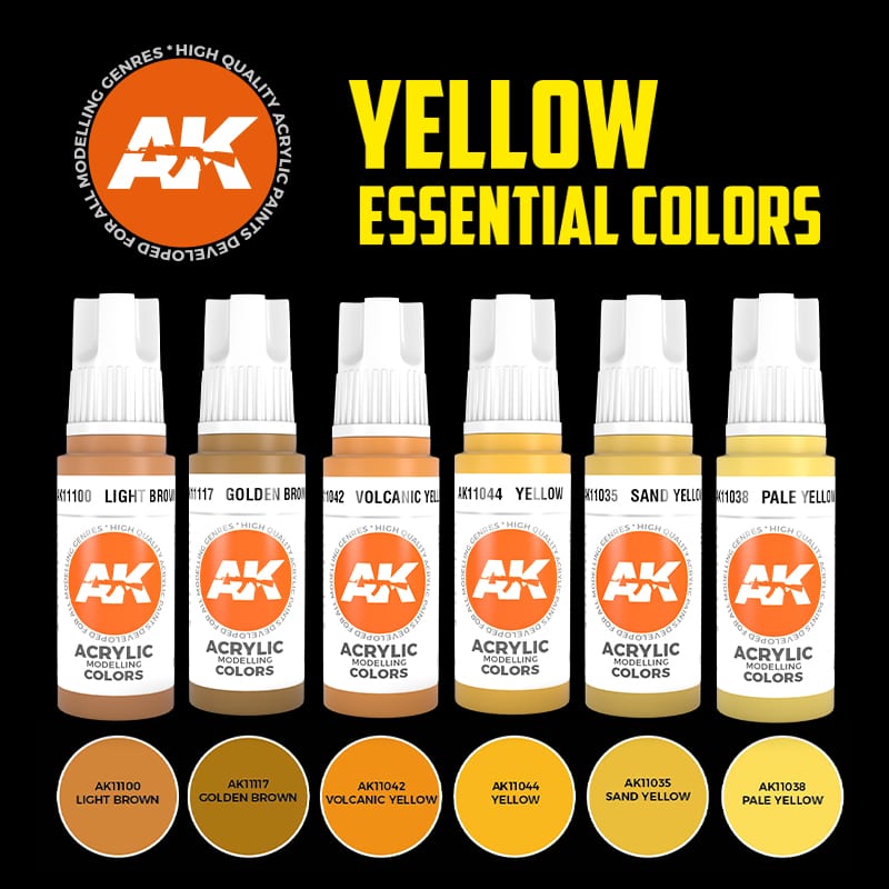 AK11615 - Yellow Essential Colors 3GEN Set