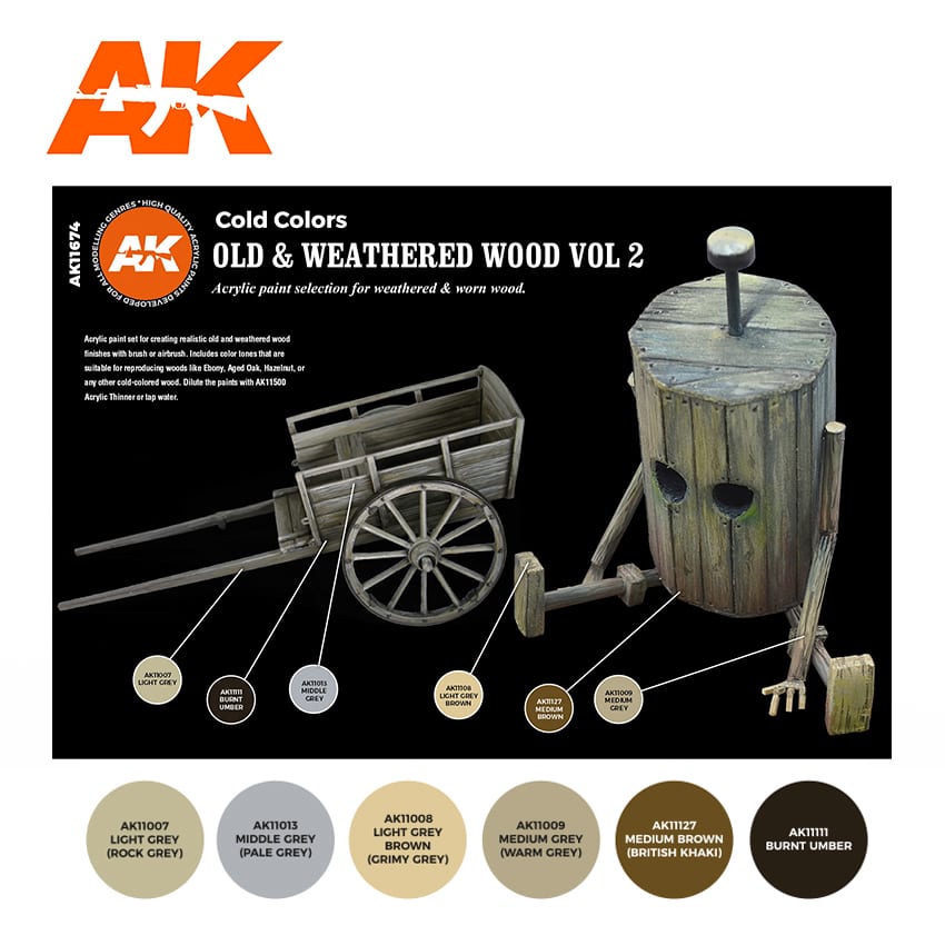 AK11674 - Old & Weathered Wood Vol 2