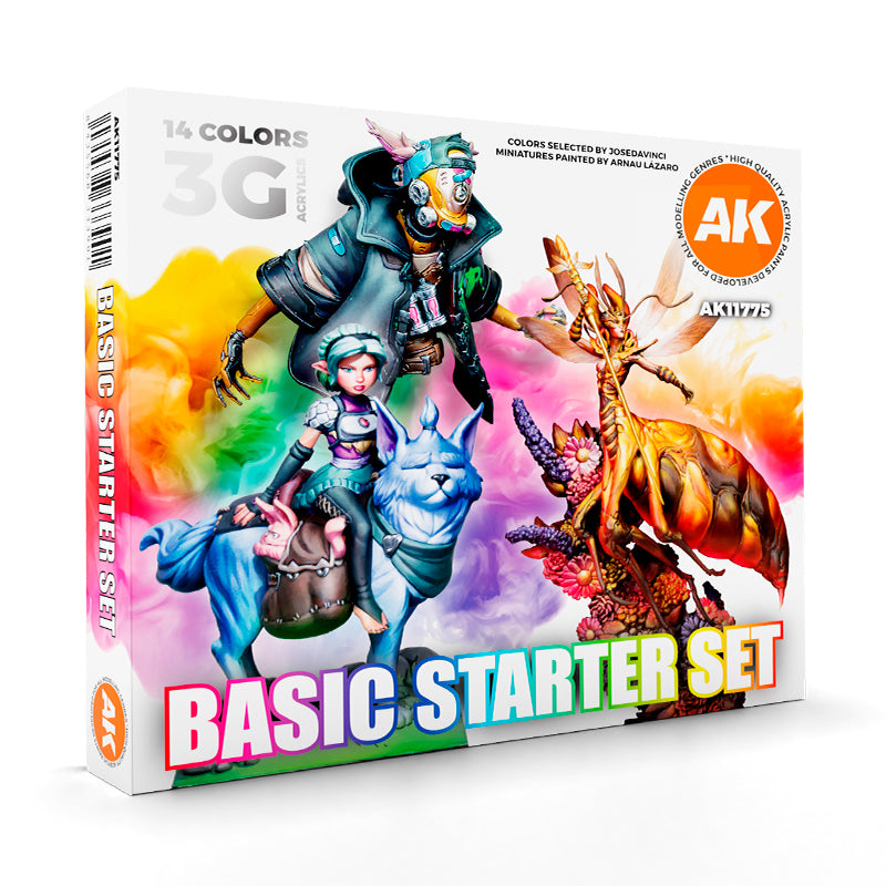 AK11775 - Basic Starter Set – 14 Colors Selected by Josedavinci
