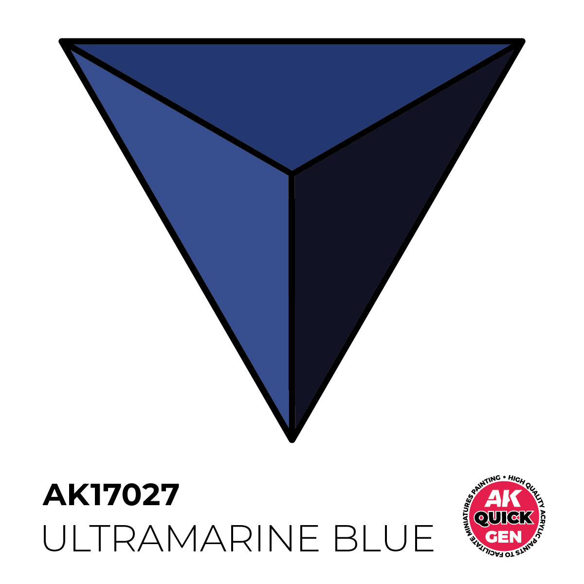 AK17027 - Quick Gen - Ultramarine Blue 18 ml - 極限戰士藍色 18ml