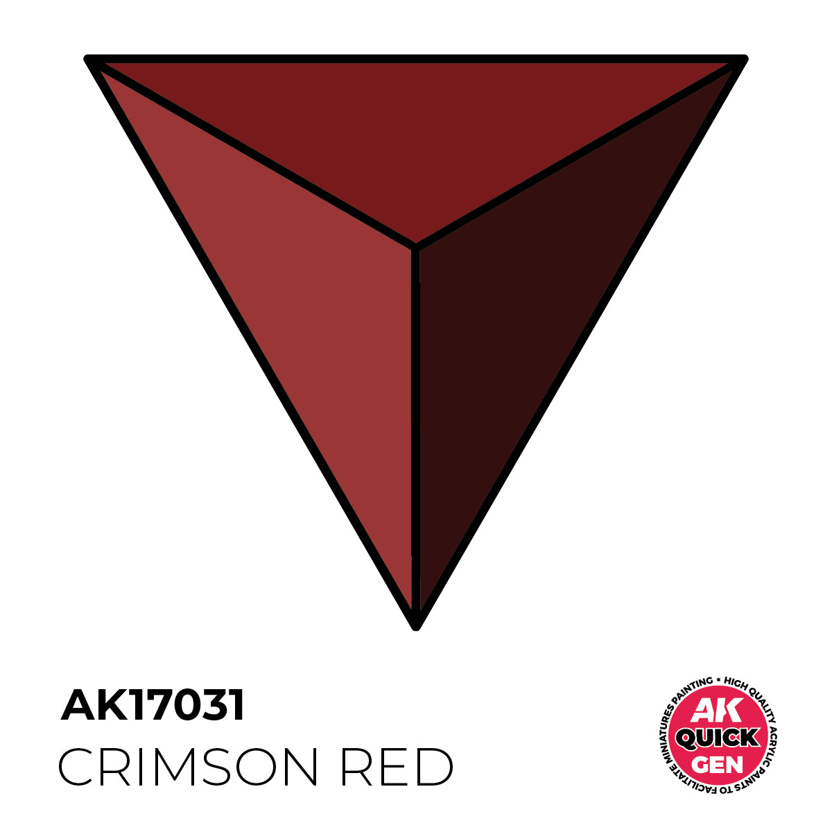 AK17031 - Quick Gen - Crimson Red 18 ml - 緋紅色 18ml