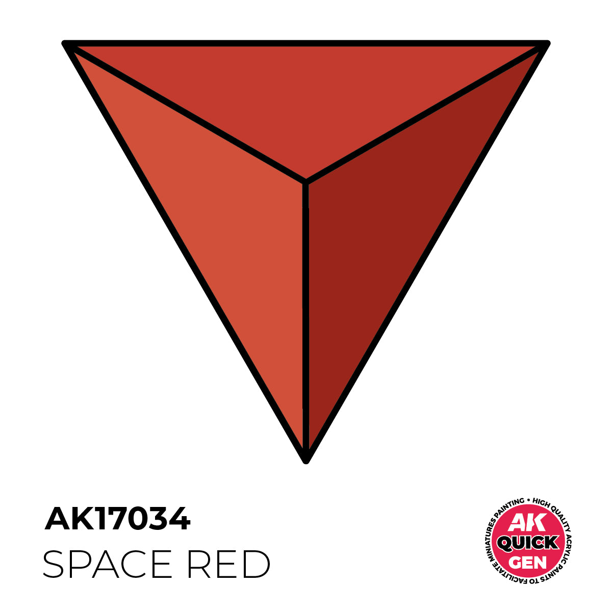 AK17034 - Quick Gen - Space Red 18 ml - 宇宙紅色 18ml