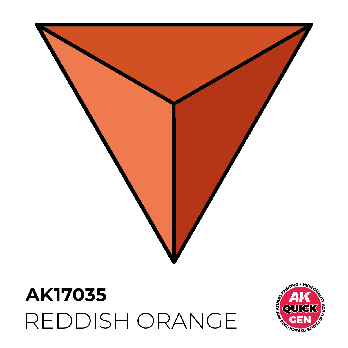 AK17035 - Quick Gen - Reddish Orange 18 ml - 紅橙色 18ml