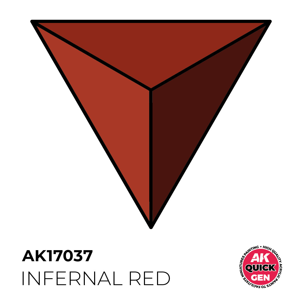 AK17037 - Quick Gen - Infernal Red 18 ml - 煉獄紅色 18ml