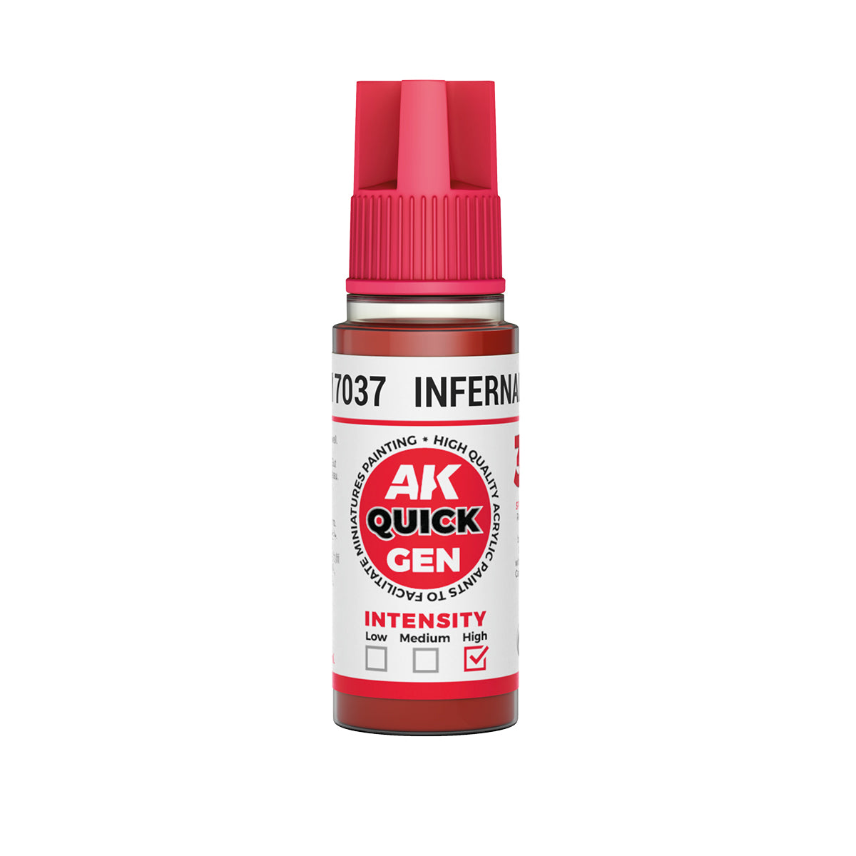 AK17037 - Quick Gen - Infernal Red 18 ml - 煉獄紅色 18ml
