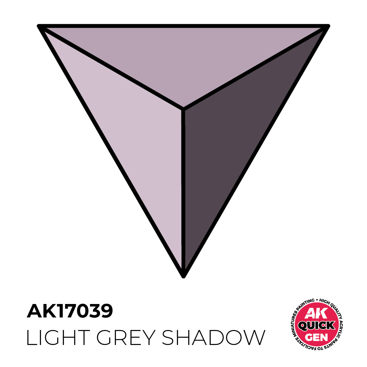 AK17039 - Quick Gen - Light Grey Shadow 18 ml - 暗影亮灰色 18ml