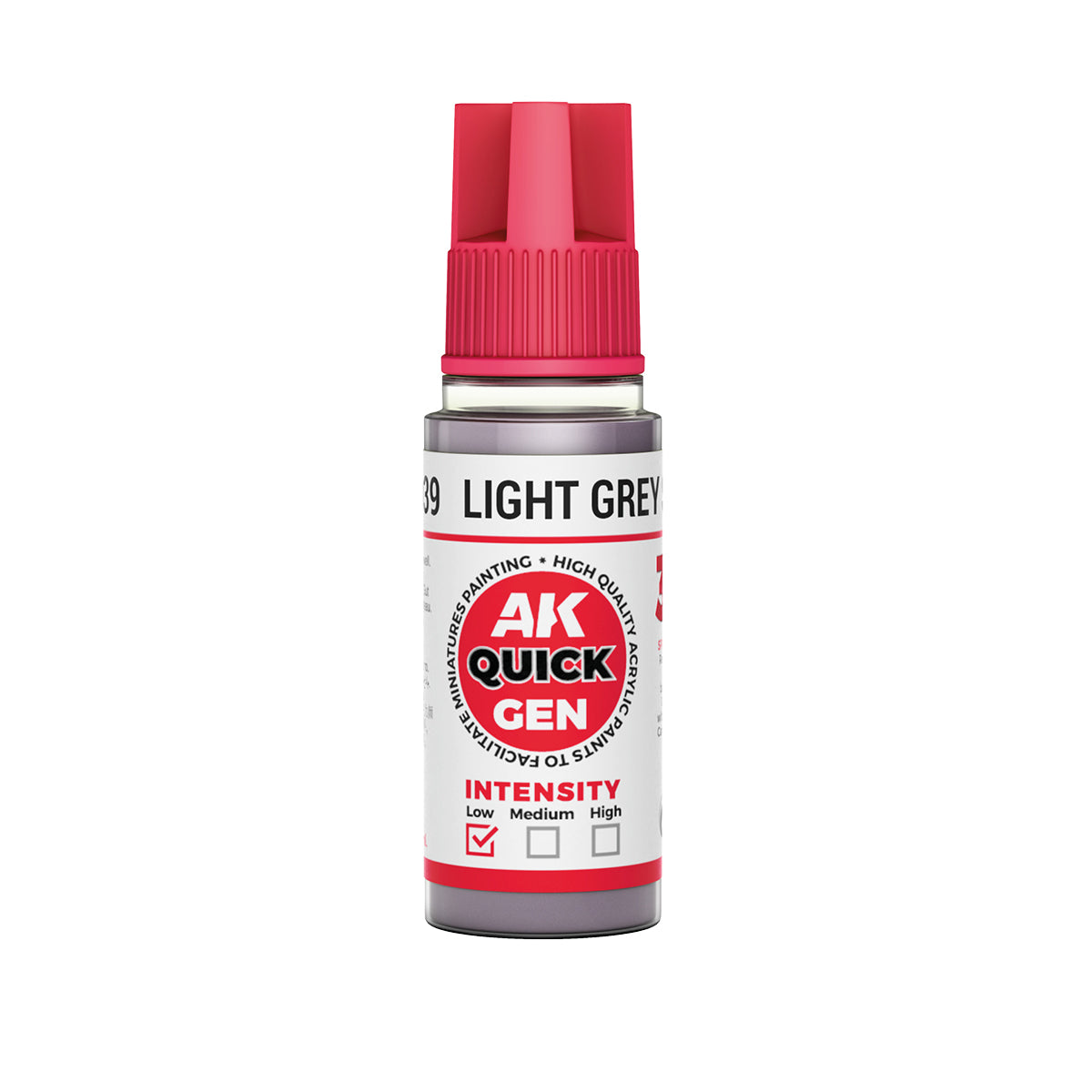 AK17039 - Quick Gen - Light Grey Shadow 18 ml - 暗影亮灰色 18ml